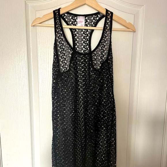 Lace beach cover up or shirt, never worn - Picture 2 of 2